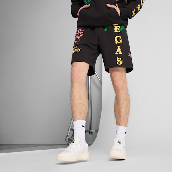 Wardrobe Essentials Las Vegas Men's 7" Shorts, PUMA Black, extralarge